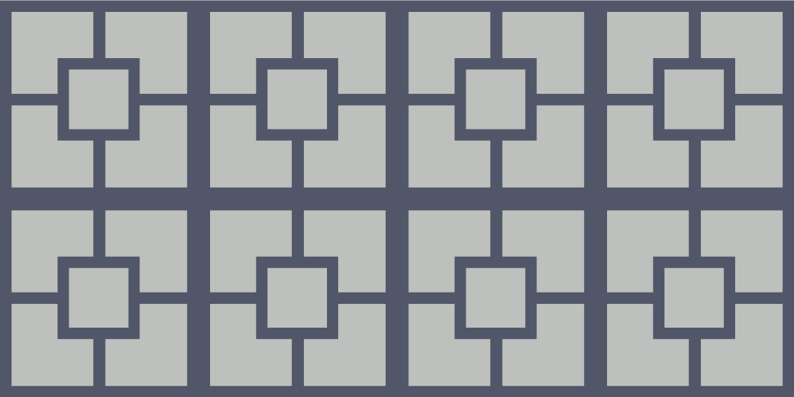 Vinil podovi geometrijski geometrijski kvadratni uzorak - TenStickers