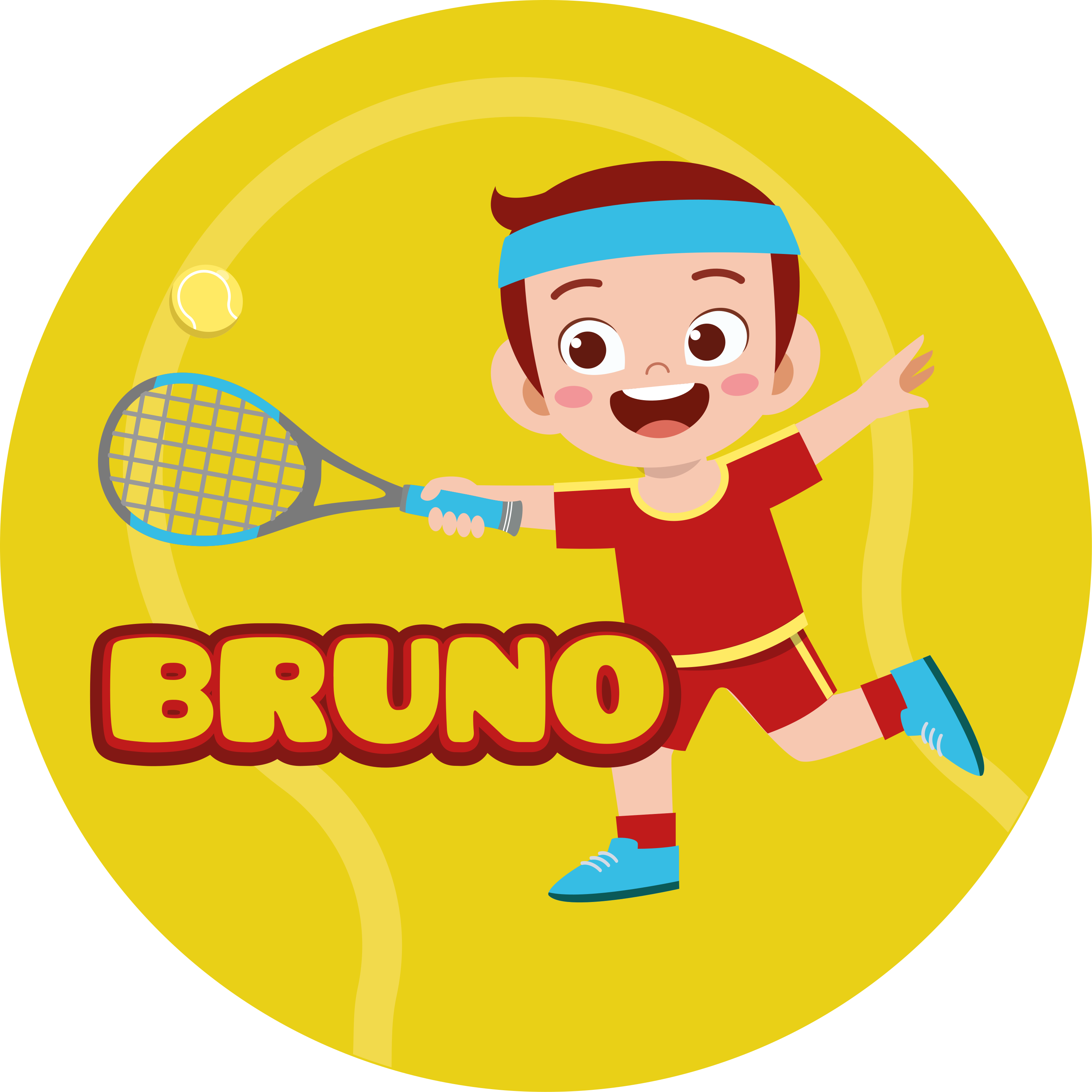 Vinil podovi s imenima personalizirani sportovi - TenStickers