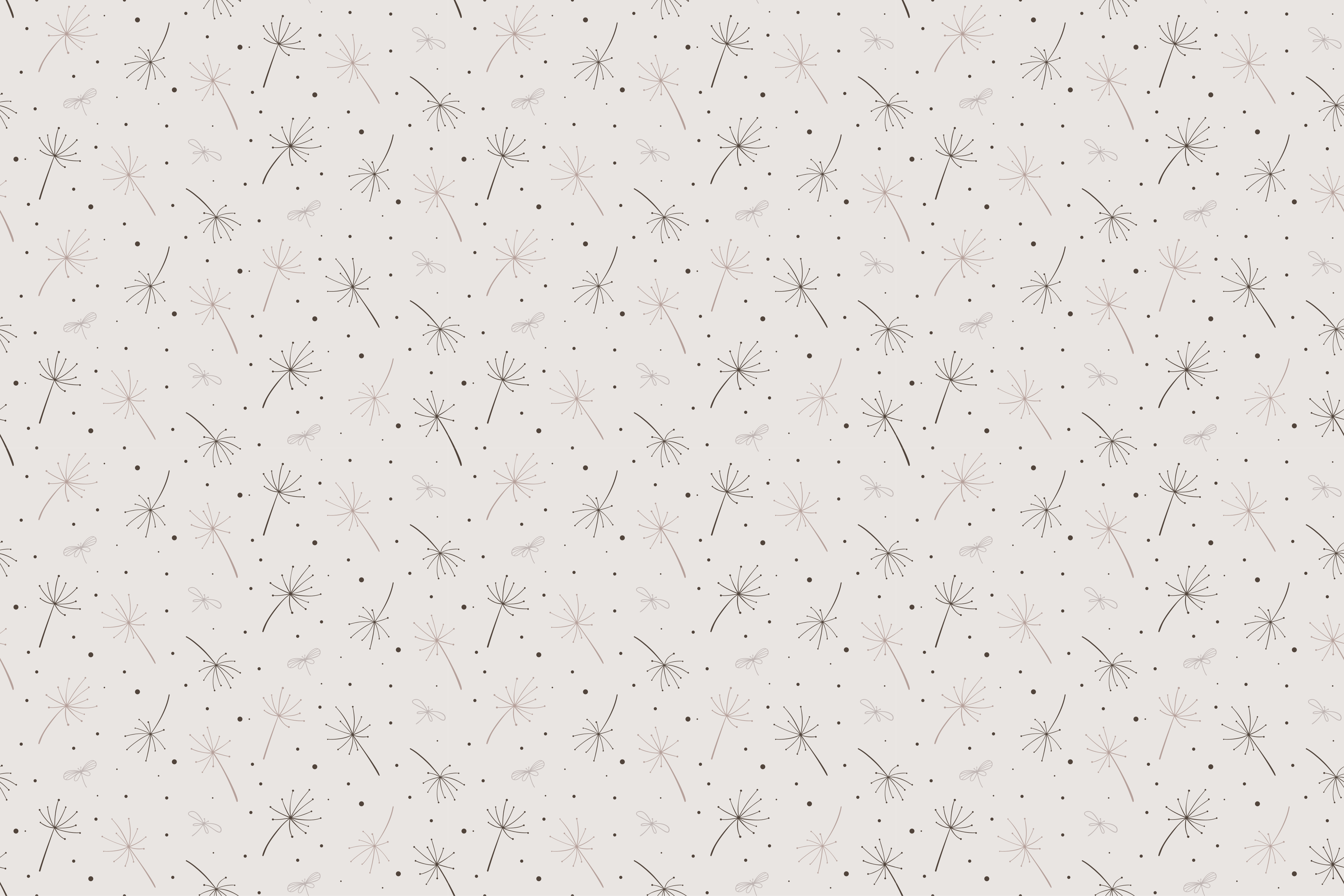 Vinil podovi cvijeće i biljke maslačka šara - TenStickers