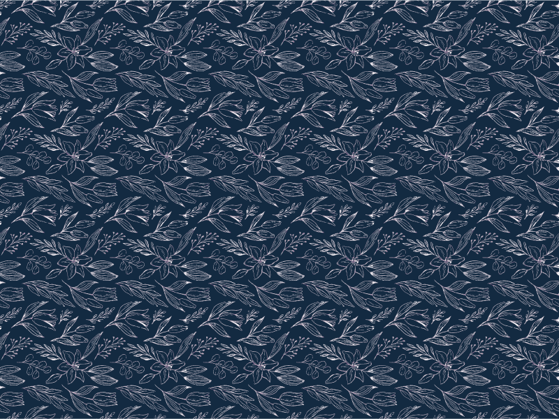 Vinil podovi cvijeće i biljke cvjetna mornarska elegancija - TenStickers