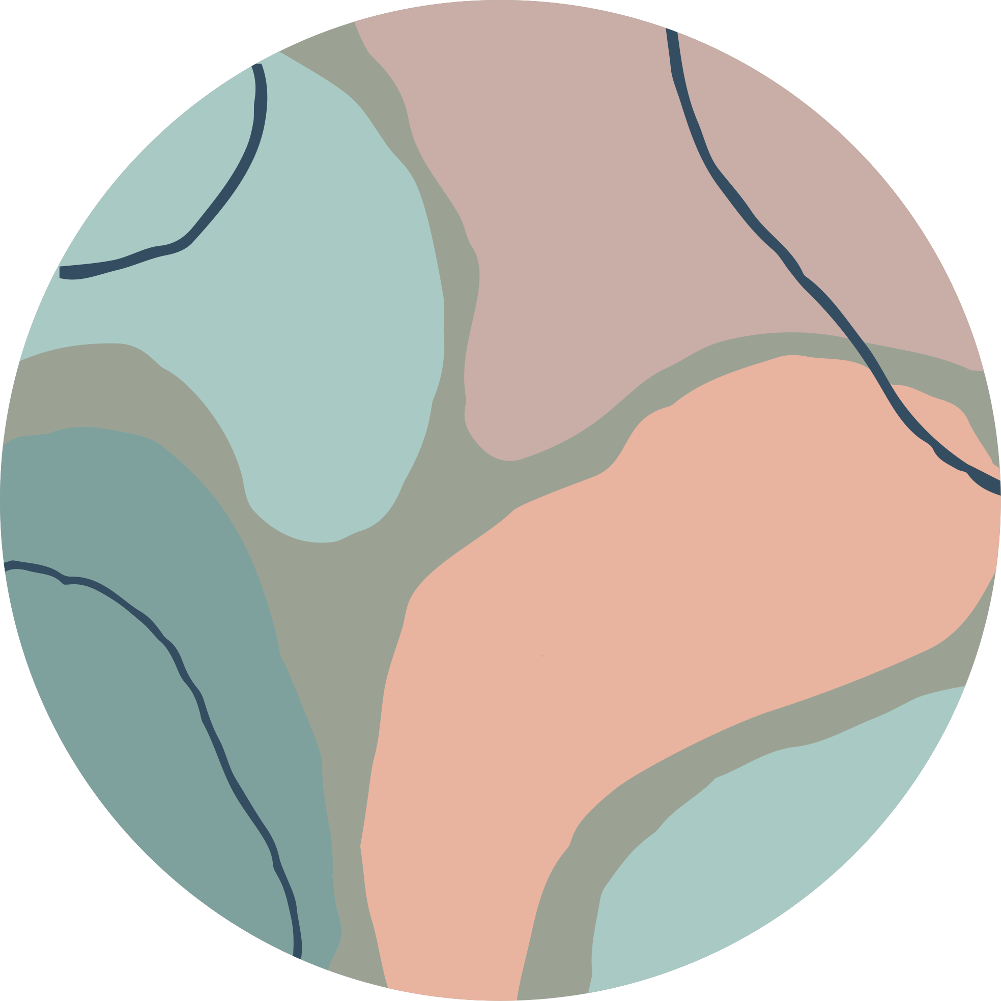 Vinil podovi minimalistički apstraktne geometrijske oblike - TenStickers