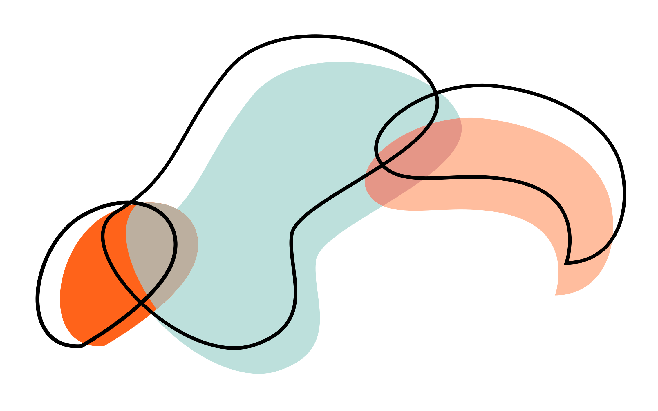 Geometrijski krug ovali dizajn nordijski tepih - TenStickers
