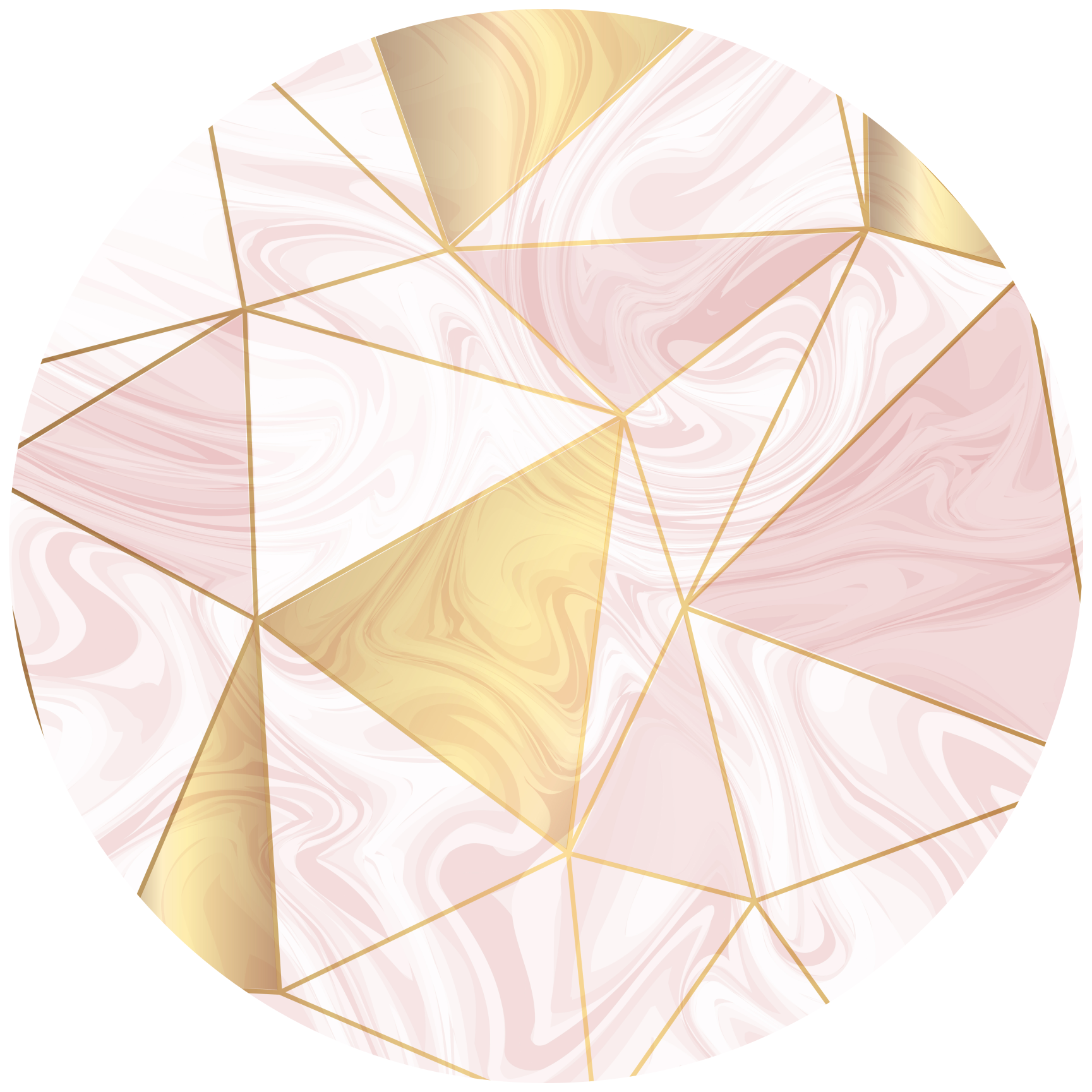 Vinil podovi geometrijski geometrijski pastelni mozaik - TenStickers