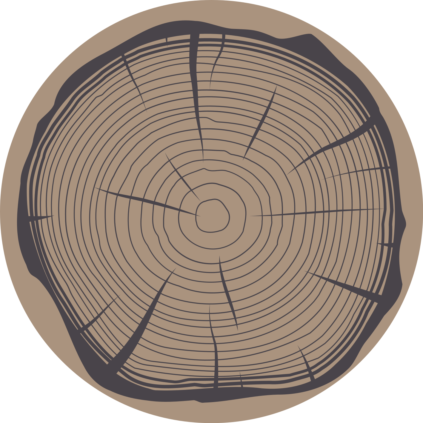 Deblo priroda vinil podni tepih - TenStickers