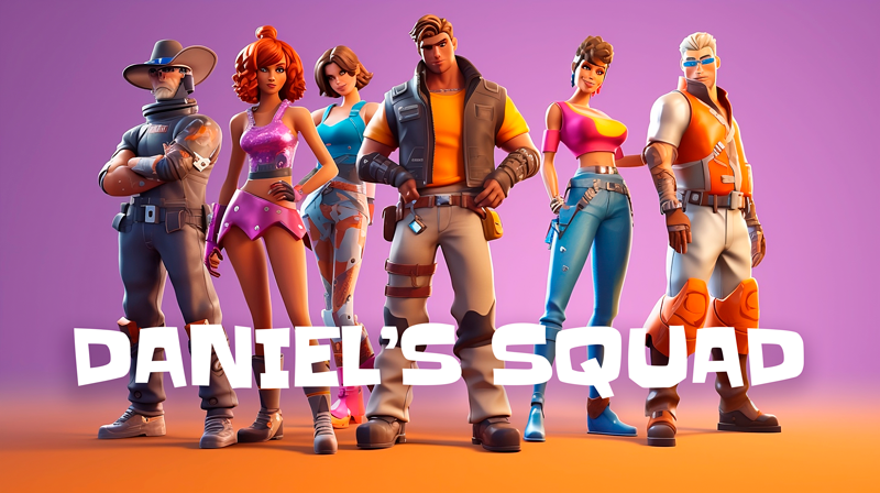 Vinil podovi spavaća soba "Skupina likova""Skupina likova" - TenStickers