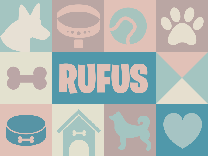 Vinil podovi životinja pas čiji je prilagođen - TenStickers