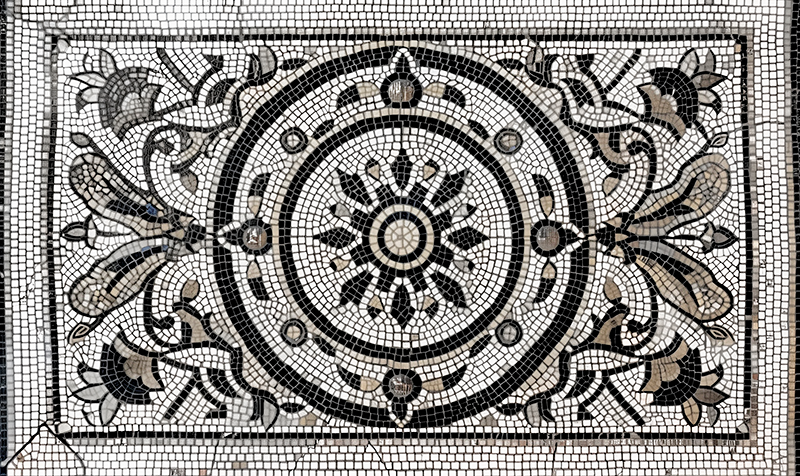 Vinil podovi blagovaonica secesijski dizajn - TenStickers