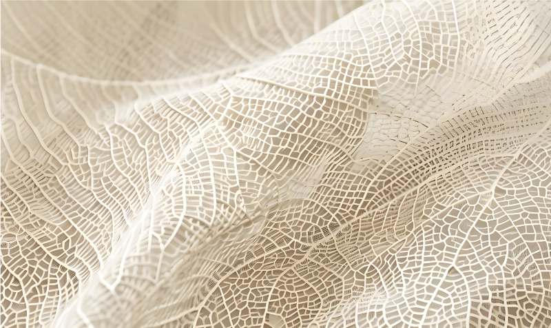 Vinil podovi bež minimalistički listovi - TenStickers