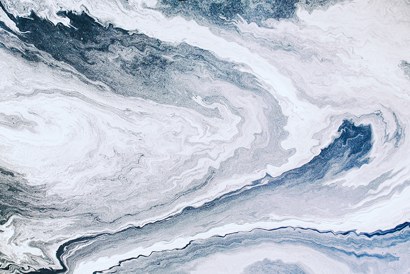 Mramorni vinilni tepih minimalistička plava i siva - TenStickers