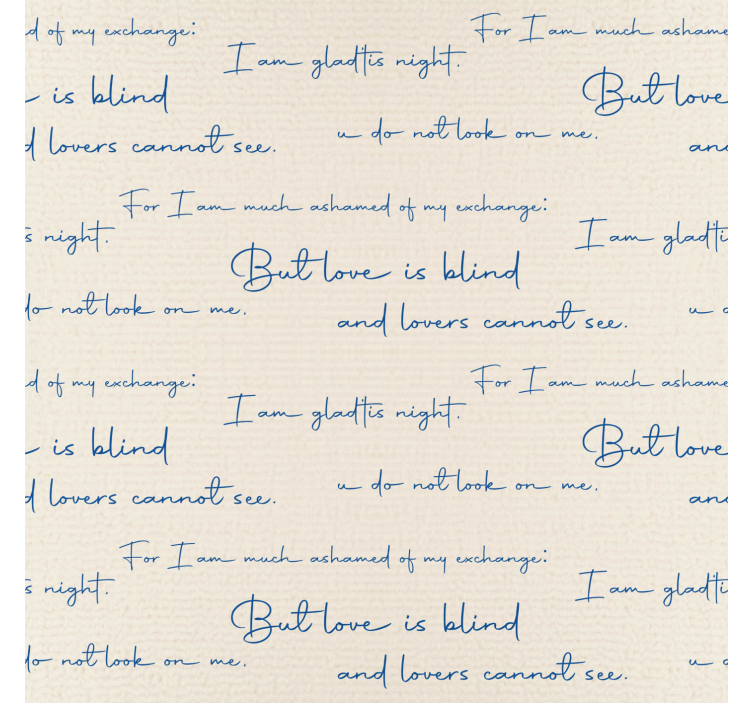 Tapete za zid Utiskivanje slova grafikon tekstila - TenStickers