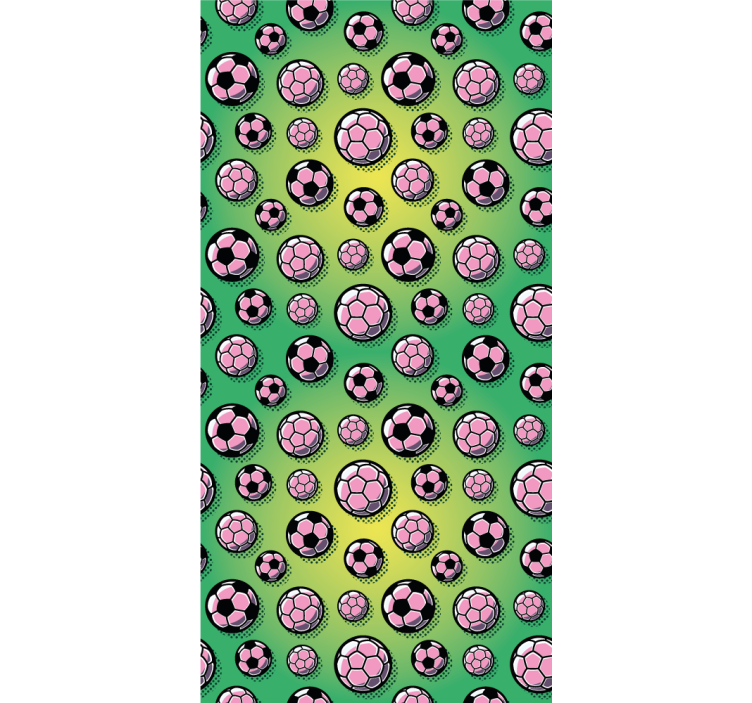 Prilagođene pozadine sportski uzorak lopte - TenStickers