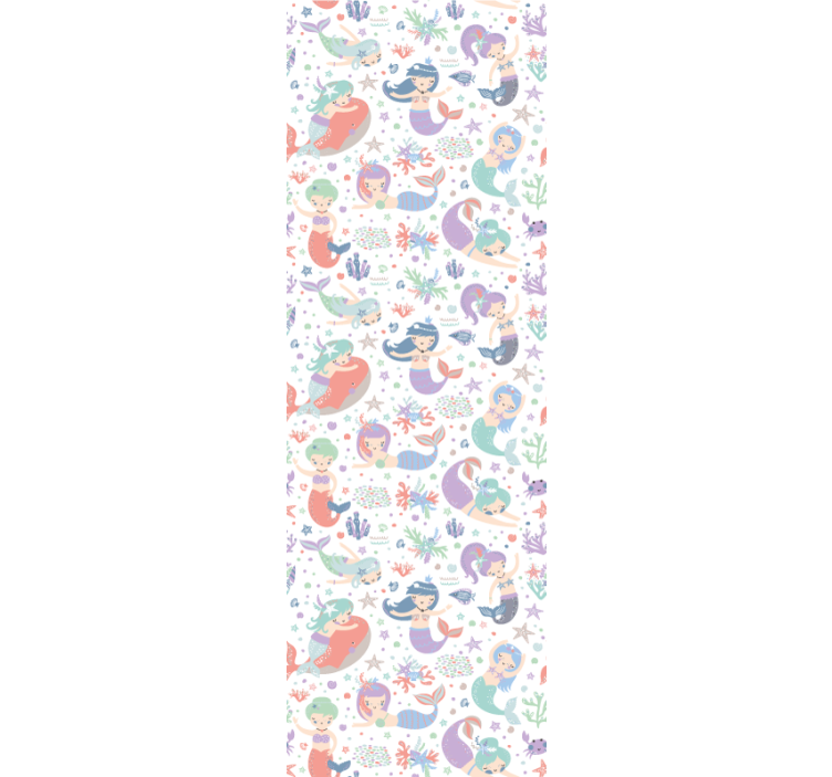 Tapete za zid  životinjske podvodna scena sirene - TenStickers