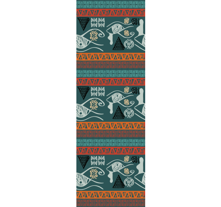 Tapete za zid  riba obalna plemenska geometrija - TenStickers