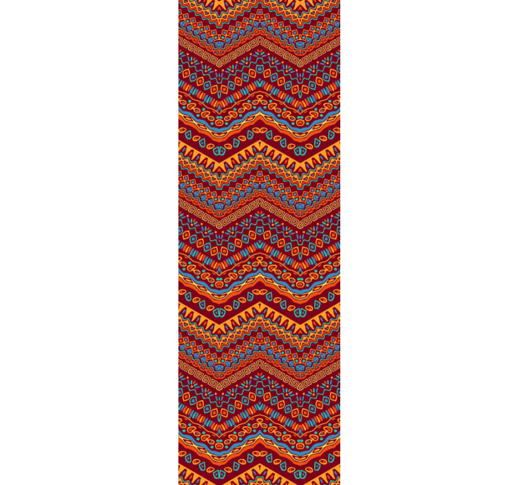 Tapete za dnevni boravak živopisni geometrijski uzorak - TenStickers