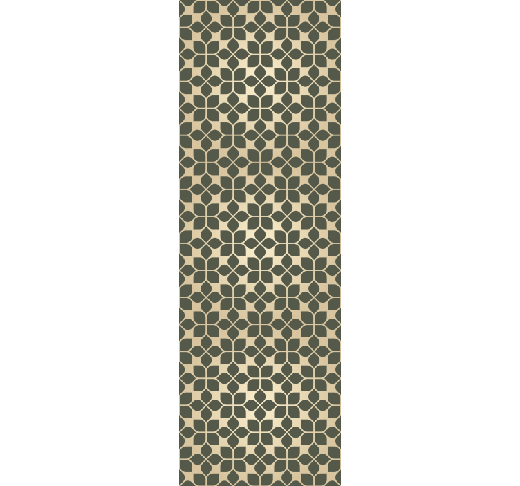 Zidne tapete za spavaću sobu geometrijski cvjetni stil - TenStickers