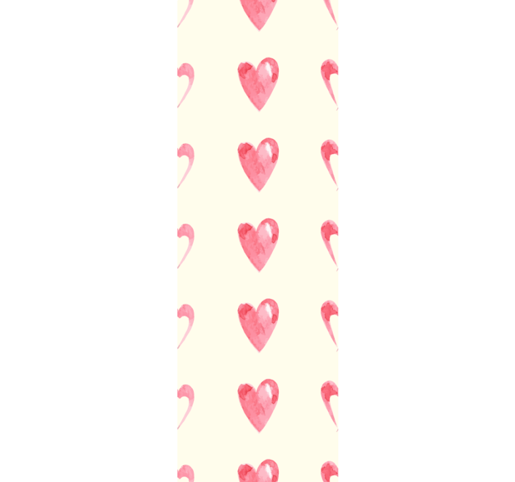 Zidne tapete za spavaću sobu dizajn motiva srca - TenStickers