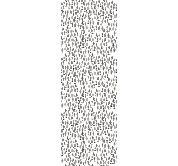 Tapete za zid stablo nordijske crne siluete - TenStickers