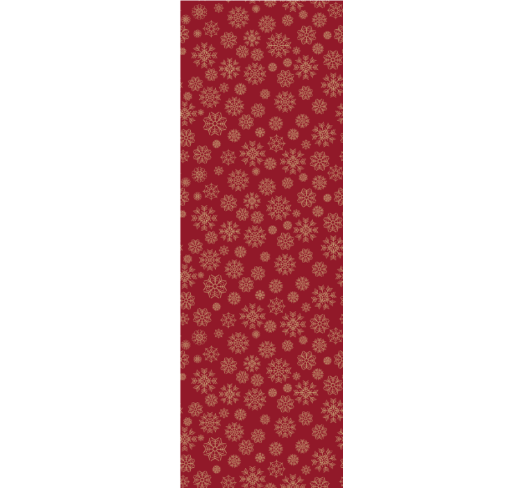 Tapete za zid božić ledeni cvjetni dizajn - TenStickers