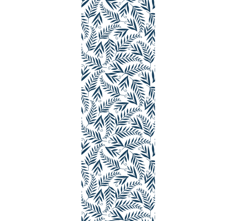 Tapete za zid Lišće sivi botanički motiv - TenStickers