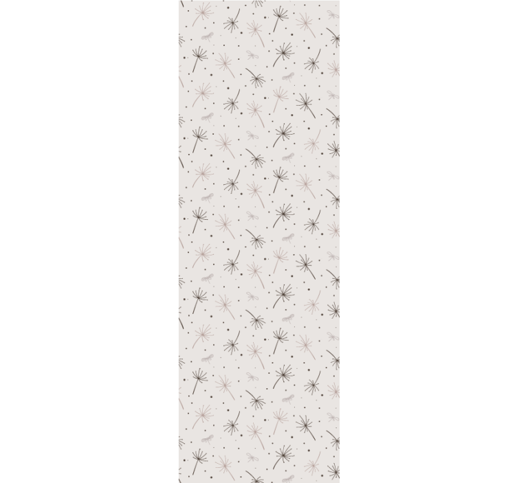 Tapete za zid Cvijeće sivi maslačak inspiracija - TenStickers