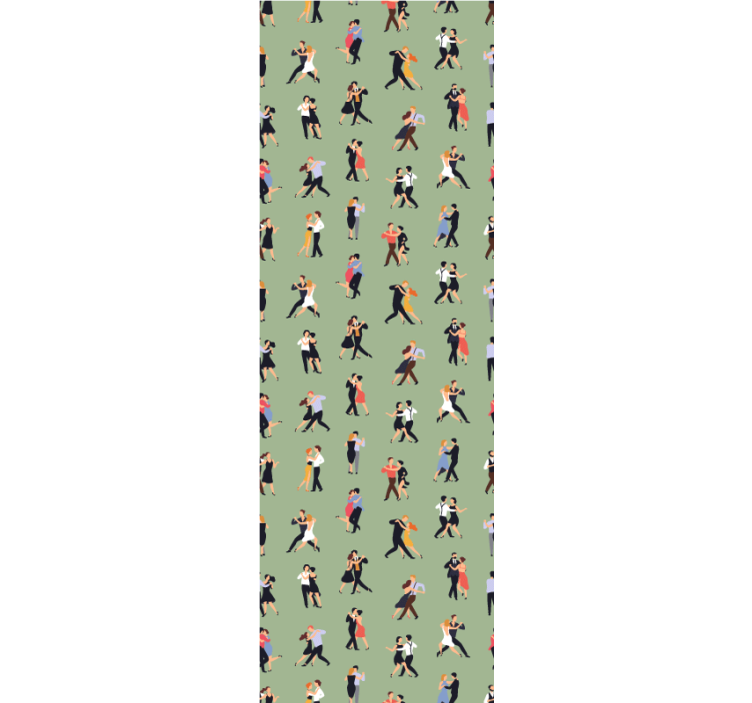 Prilagođene pozadine plesni parovi - TenStickers