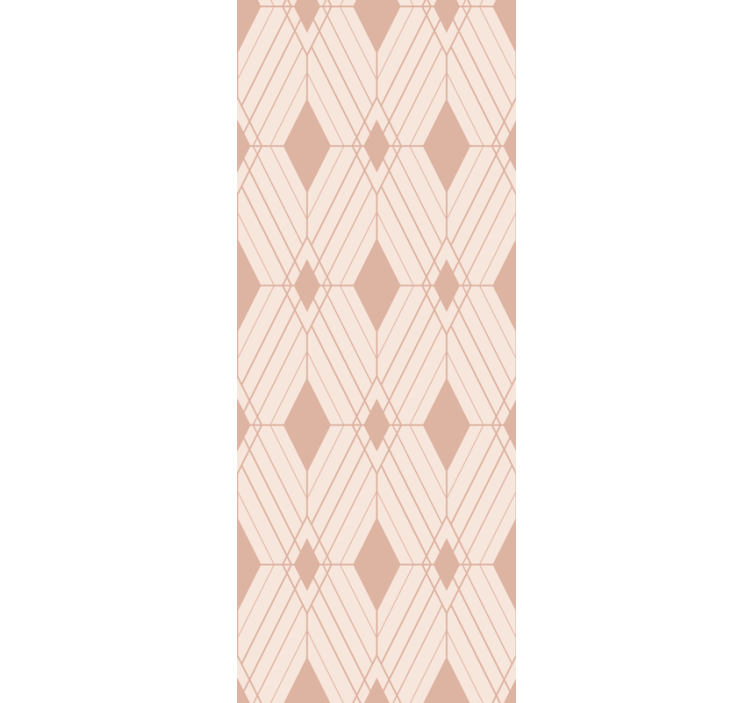 Tapete za zid Geometrijski pastel deco dijamanti - TenStickers