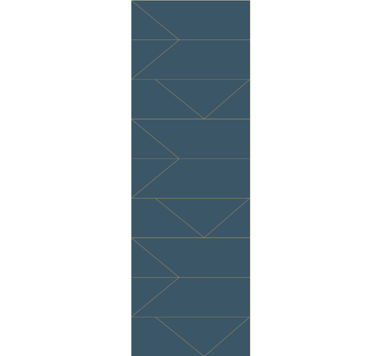 Tapete za dnevni boravak geometrijski oblici strelica - TenStickers