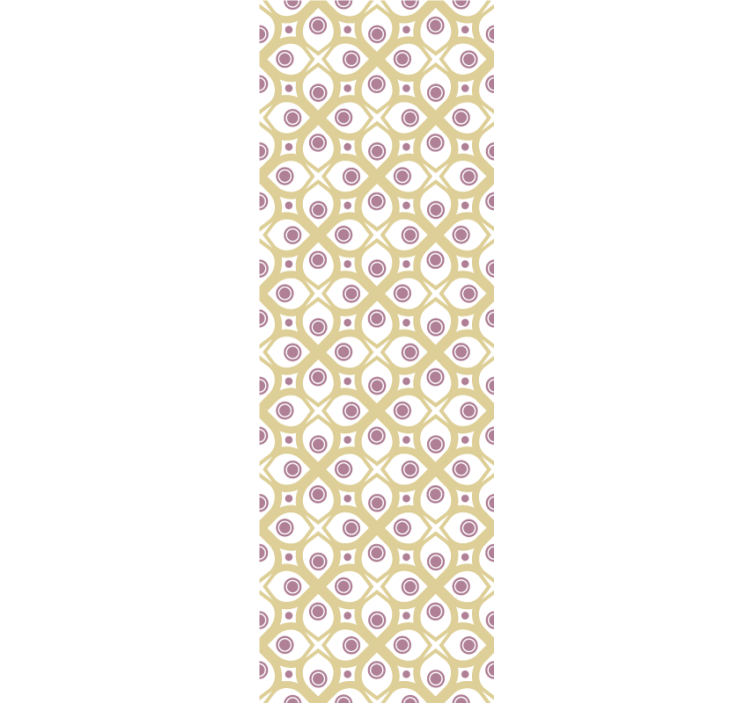 Geometrické tapeta retro uzorak očiju - TenStickers