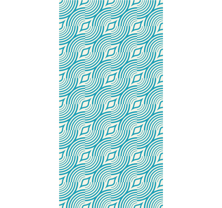 Tapete za zid Sažetak tekući valni oblici - TenStickers