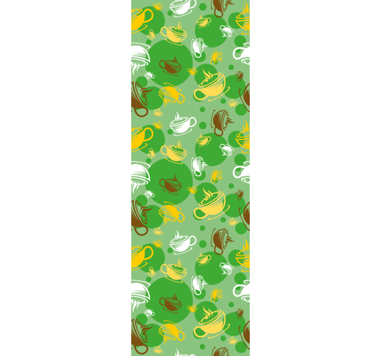 Tapete za kuhinju zbirka šalica za kavu - TenStickers