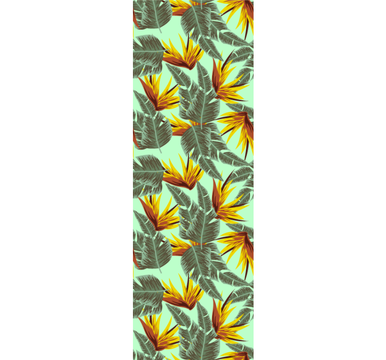 Tapete za zid Priroda tropsko lišće puklo - TenStickers