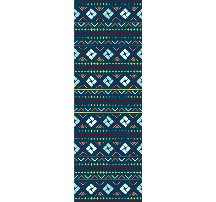 Tapete za zid geometrijski u bojama blokova - TenStickers