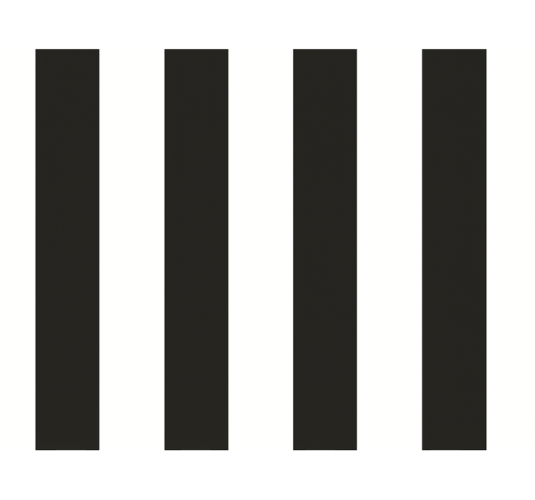 Tapete za kuhinju bijele i crne pruge - TenStickers