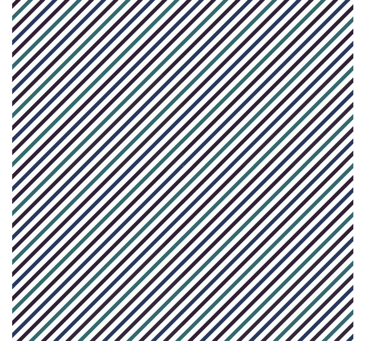 Ukrasne tapete plave dijagonalne pruge - TenStickers