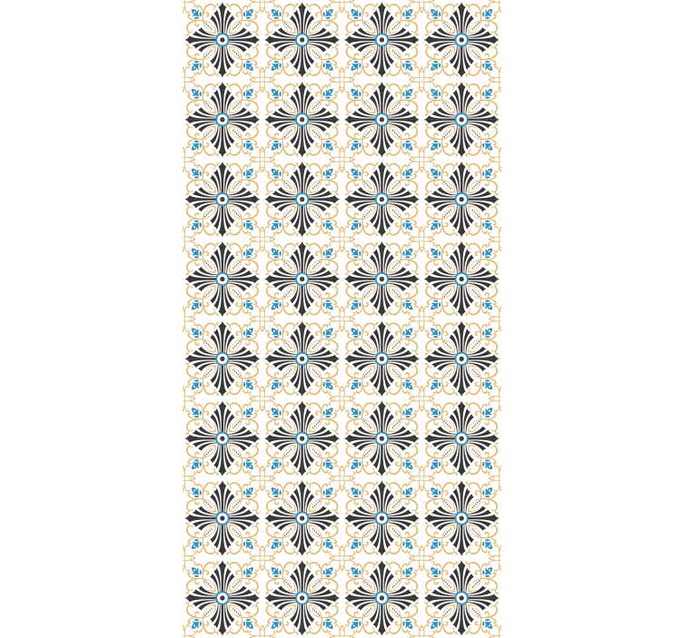 Tapete za spavaću sobu retro botaničke pločice - TenStickers