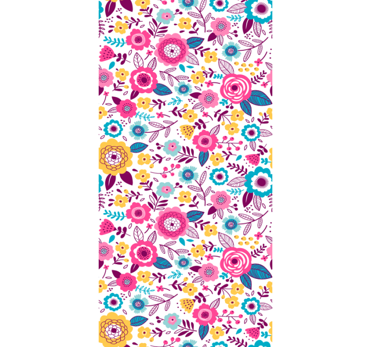 Tapete za spavaću sobu vibrantna botanička motivacija - TenStickers