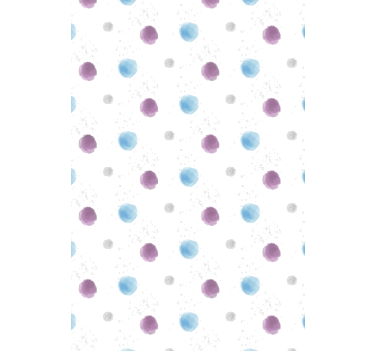 Tapete za dnevni boravak u vibrantnim točkama - TenStickers