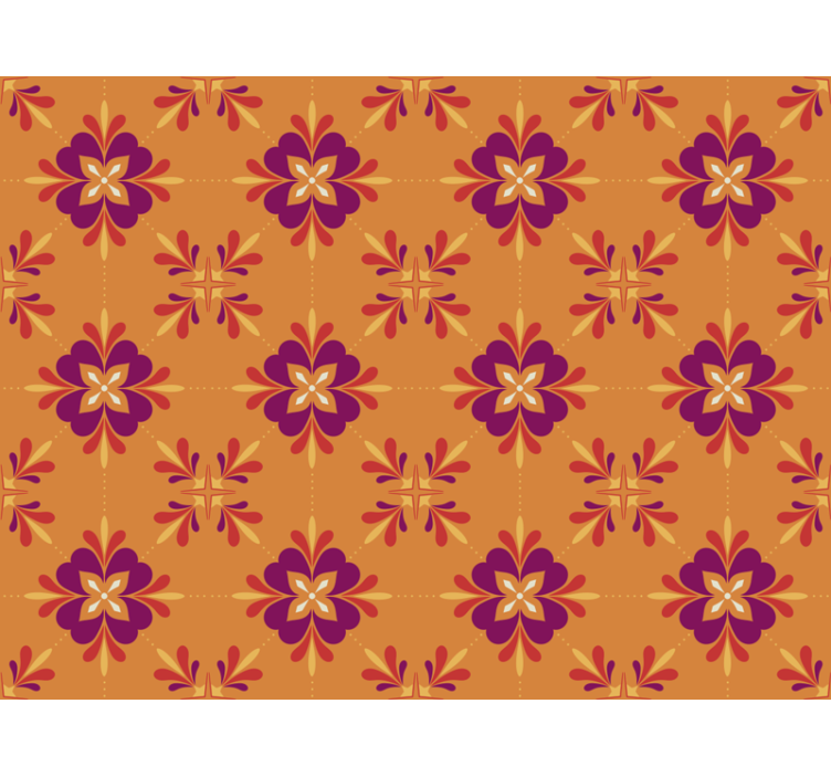 Tapete za kuhinju šarene pločice - TenStickers