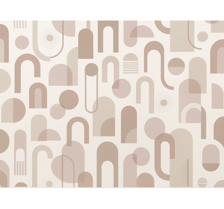 Zidne tapete za spavaću sobu s modernim uzorkom - TenStickers