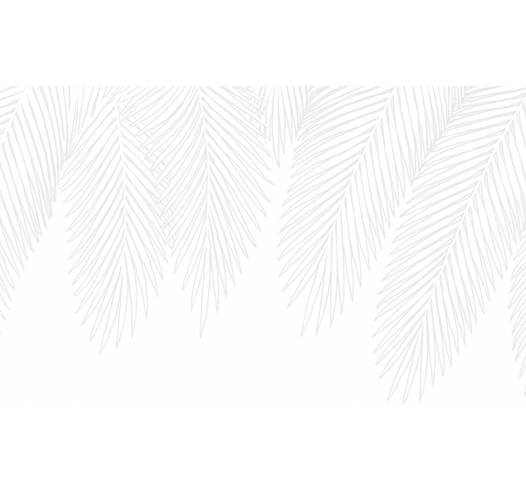 Zidne tapete za spavaću sobu neutralna palma - TenStickers