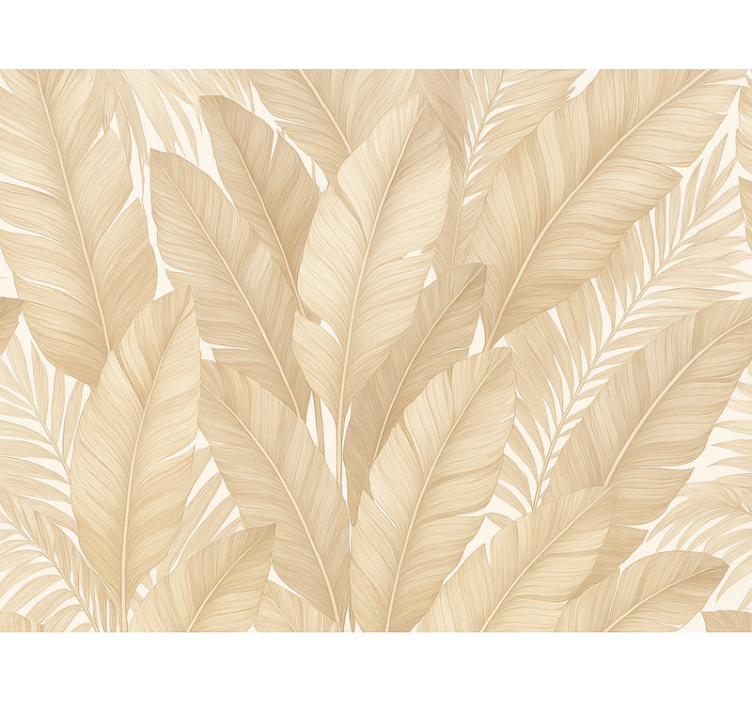 Zidne tapete za spavaću sobu meki botanički motivi - TenStickers