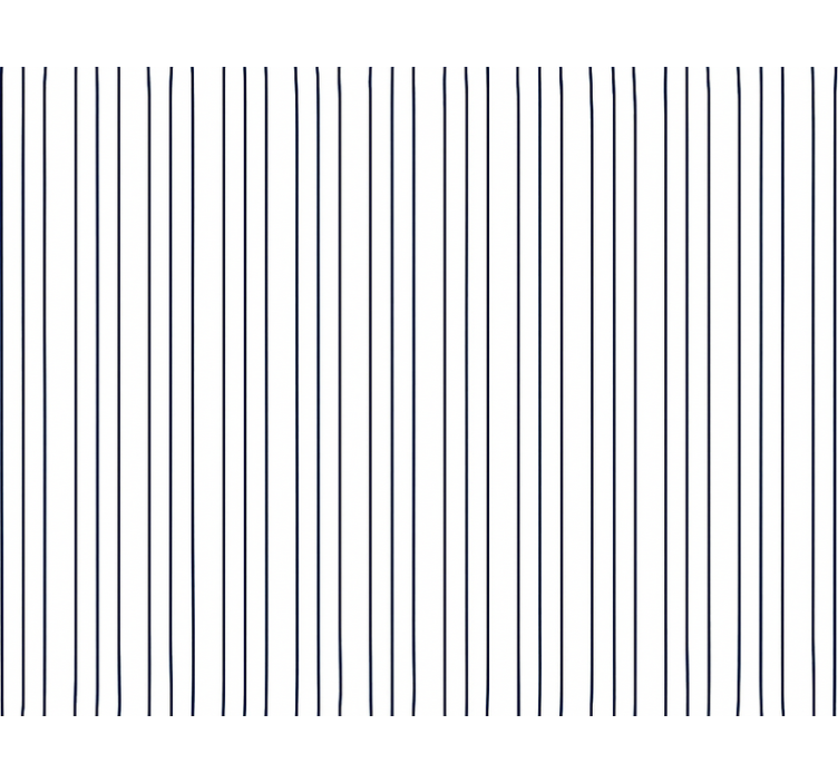 Tapete za dnevni boravak plave i bijele tanke pruge - TenStickers