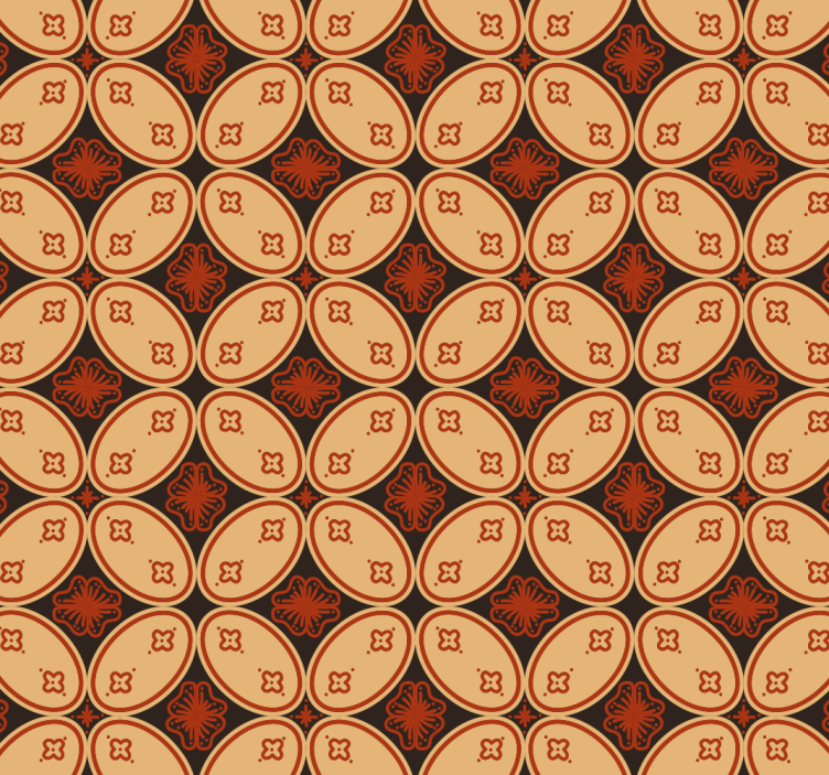 Retro motivi retro pozadina - TenStickers