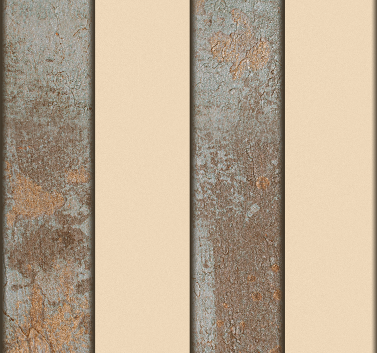 Tapete za dnevni boravak teksturirani rustični uzorak pruga - TenStickers