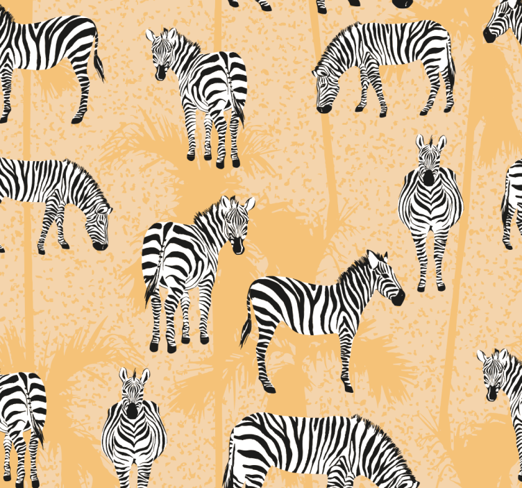 Tapete za zid Zebra motiv zebre - TenStickers