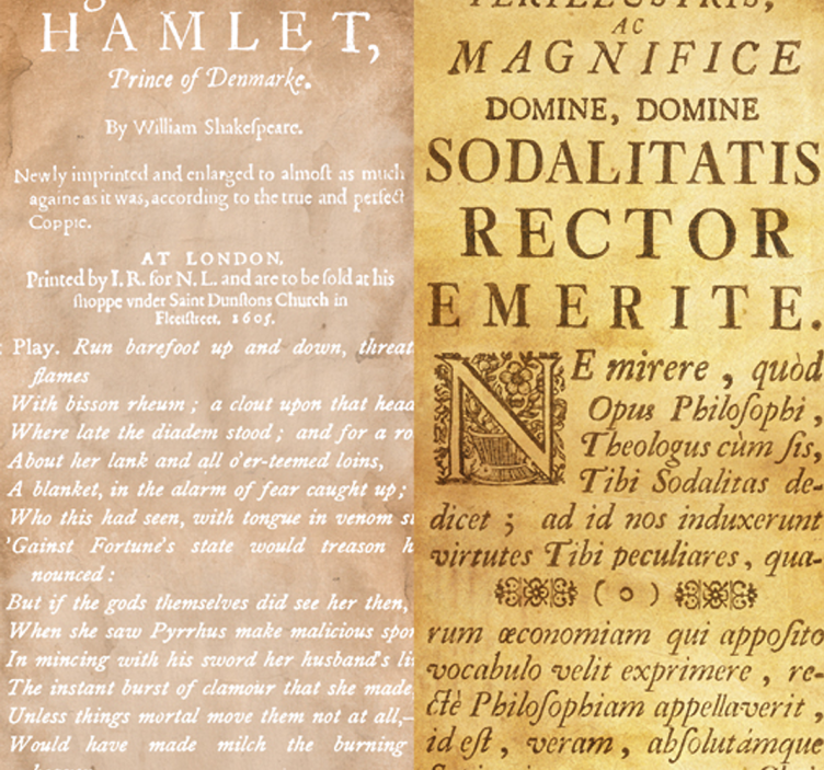 Betonska epigrafska tekstura tapeta - TenStickers