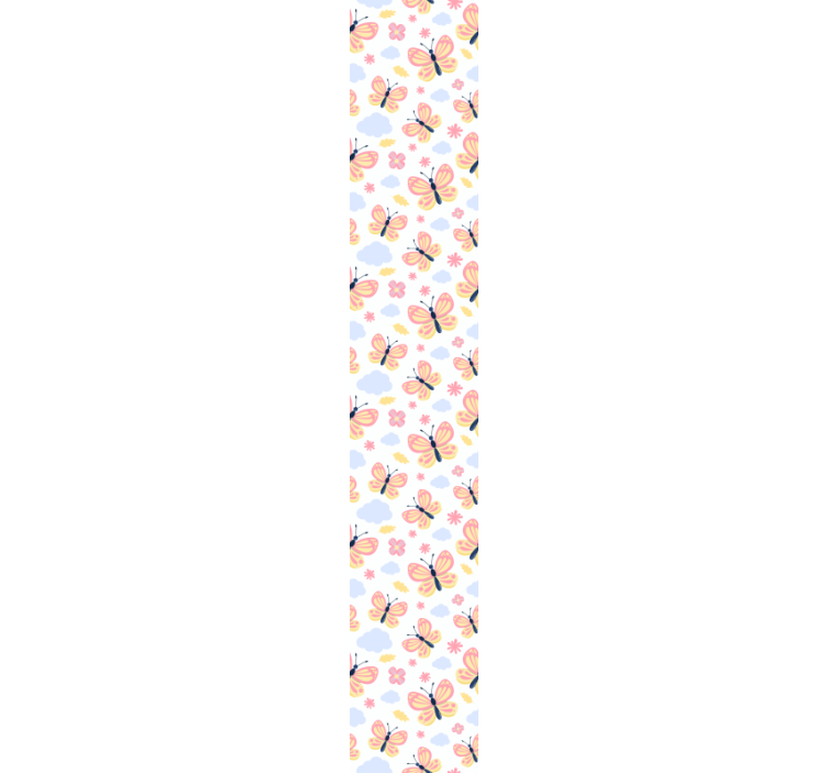 Leptiri na bijeloj pozadini pozadine - TenStickers