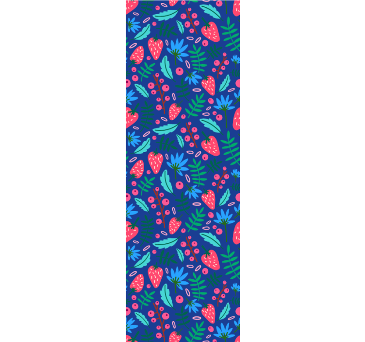 Tapete za zid Lišće cvjetni botanički uzorci - TenStickers