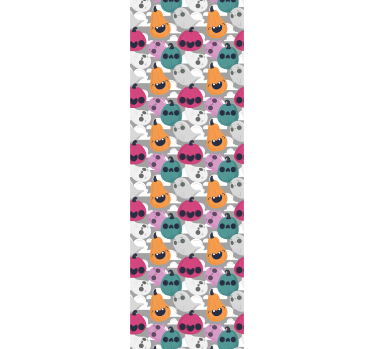 Tapete za zid Noć vještica razigrani uzorak bundeve - TenStickers