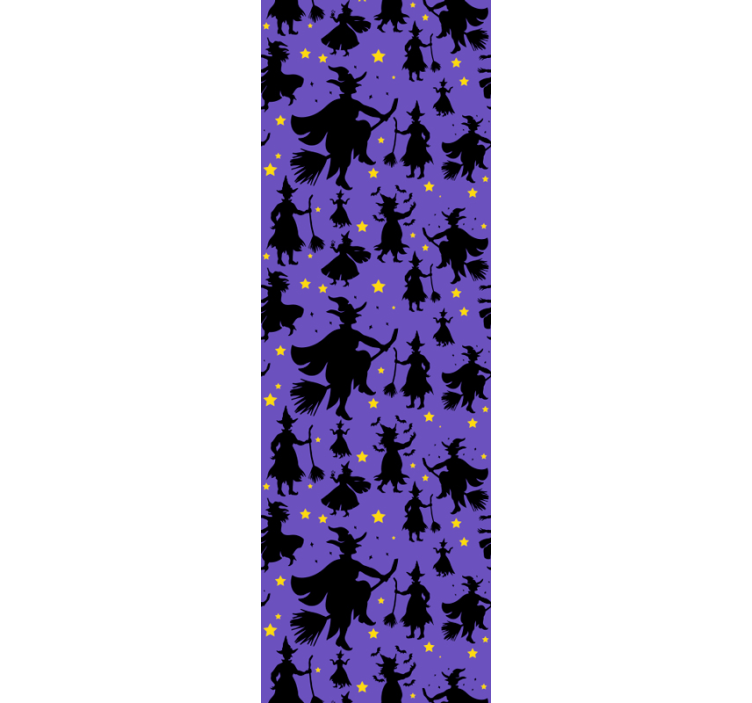 Tapete za zid Noć vještica siluete vještica - TenStickers